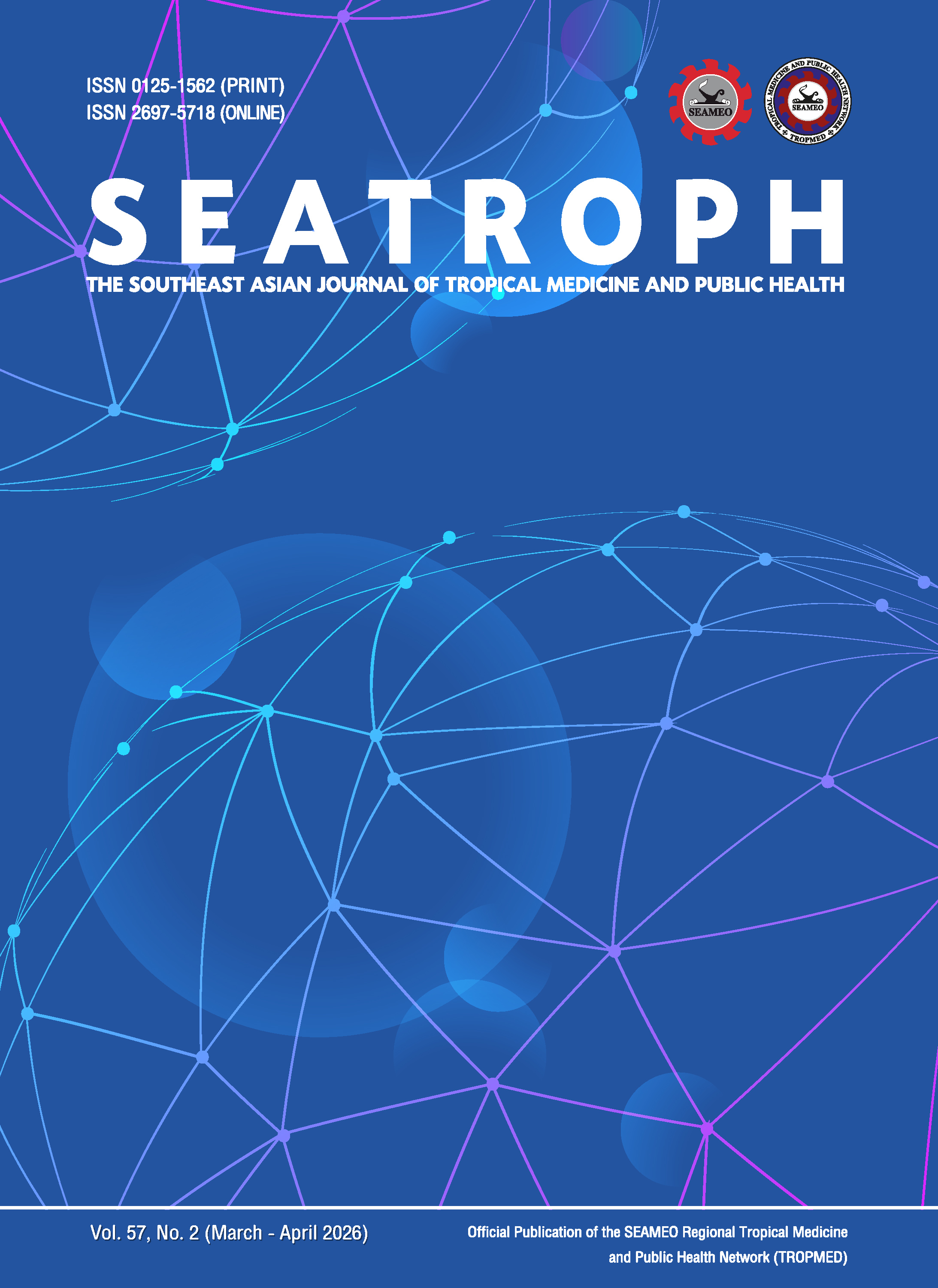					View Vol. 57 No. 2 (2026): THE SOUTHEAST ASIAN JOURNAL OF TROPICAL MEDICINE AND PUBLIC HEALTH
				