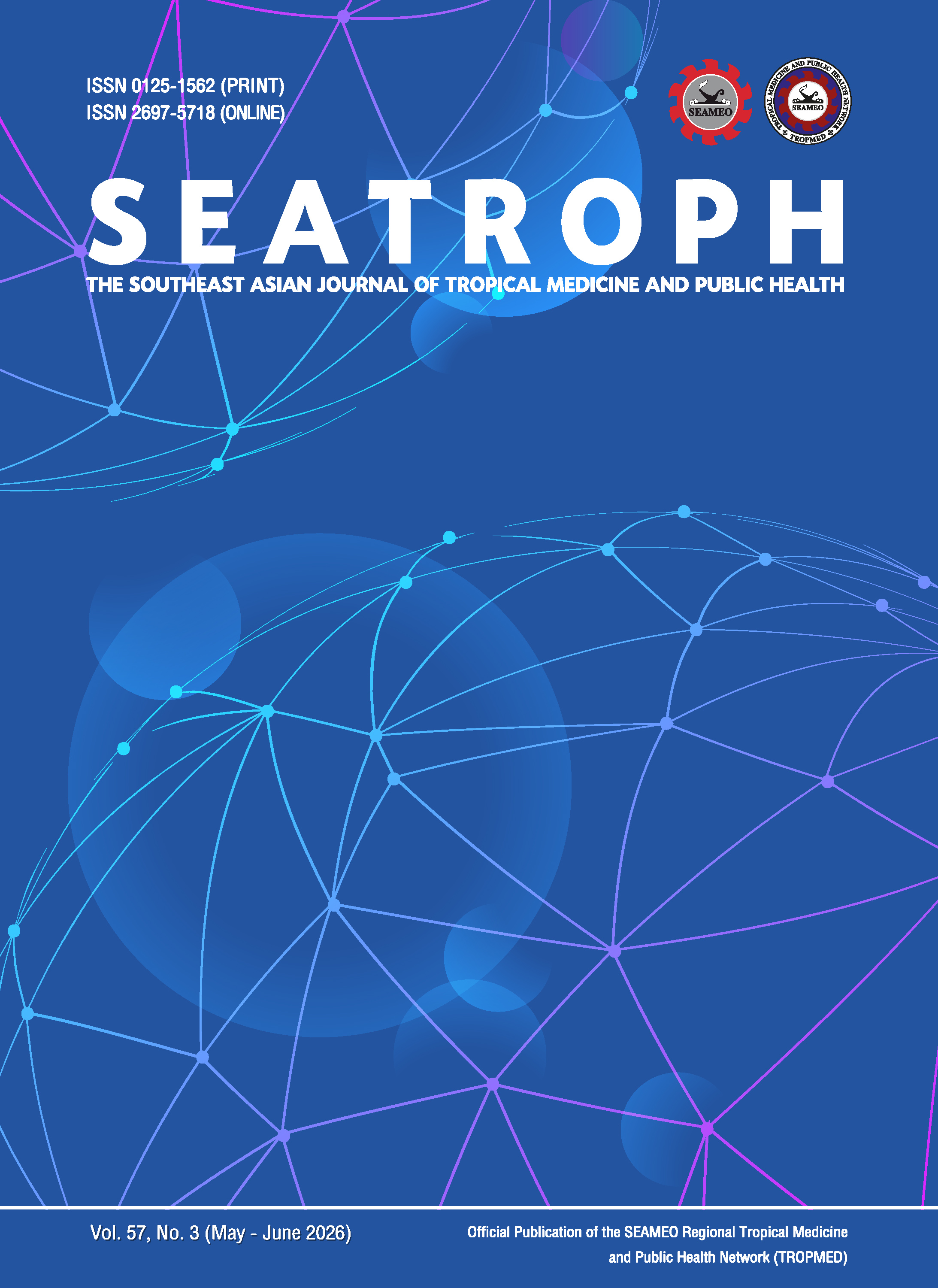 					View Vol. 57 No. 3 (2026): THE SOUTHEAST ASIAN JOURNAL OF TROPICAL MEDICINE AND PUBLIC HEALTH
				